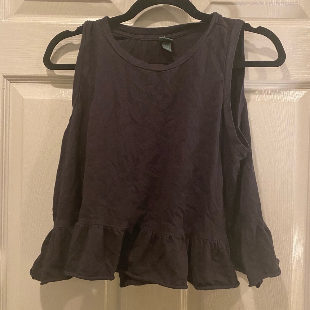 Target Wild Fable Crop Top Black
